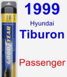 Passenger Wiper Blade for 1999 Hyundai Tiburon - Assurance