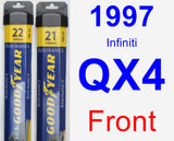 Front Wiper Blade Pack for 1997 Infiniti QX4 - Assurance