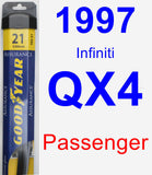 Passenger Wiper Blade for 1997 Infiniti QX4 - Assurance