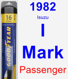 Passenger Wiper Blade for 1982 Isuzu I-Mark - Assurance