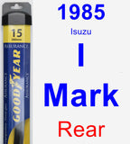 Rear Wiper Blade for 1985 Isuzu I-Mark - Assurance