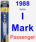 Passenger Wiper Blade for 1988 Isuzu I-Mark - Assurance