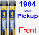 Front Wiper Blade Pack for 1984 Isuzu Pickup - Assurance