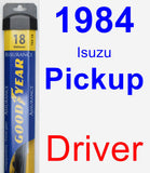 Driver Wiper Blade for 1984 Isuzu Pickup - Assurance