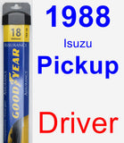 Driver Wiper Blade for 1988 Isuzu Pickup - Assurance