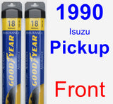 Front Wiper Blade Pack for 1990 Isuzu Pickup - Assurance