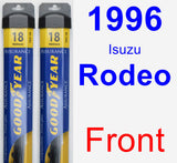 Front Wiper Blade Pack for 1996 Isuzu Rodeo - Assurance