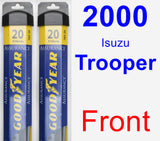 Front Wiper Blade Pack for 2000 Isuzu Trooper - Assurance