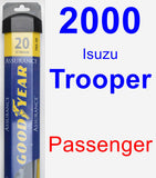 Passenger Wiper Blade for 2000 Isuzu Trooper - Assurance