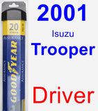 Driver Wiper Blade for 2001 Isuzu Trooper - Assurance