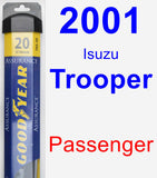 Passenger Wiper Blade for 2001 Isuzu Trooper - Assurance