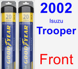 Front Wiper Blade Pack for 2002 Isuzu Trooper - Assurance