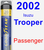 Passenger Wiper Blade for 2002 Isuzu Trooper - Assurance