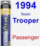 Passenger Wiper Blade for 1994 Isuzu Trooper - Assurance