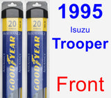Front Wiper Blade Pack for 1995 Isuzu Trooper - Assurance