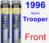 Front Wiper Blade Pack for 1996 Isuzu Trooper - Assurance