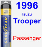 Passenger Wiper Blade for 1996 Isuzu Trooper - Assurance