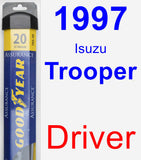 Driver Wiper Blade for 1997 Isuzu Trooper - Assurance