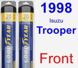Front Wiper Blade Pack for 1998 Isuzu Trooper - Assurance