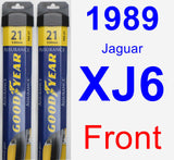 Front Wiper Blade Pack for 1989 Jaguar XJ6 - Assurance