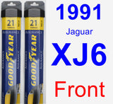 Front Wiper Blade Pack for 1991 Jaguar XJ6 - Assurance