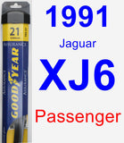 Passenger Wiper Blade for 1991 Jaguar XJ6 - Assurance