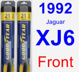 Front Wiper Blade Pack for 1992 Jaguar XJ6 - Assurance