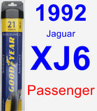 Passenger Wiper Blade for 1992 Jaguar XJ6 - Assurance