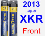 Front Wiper Blade Pack for 2013 Jaguar XKR - Assurance