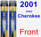 Front Wiper Blade Pack for 2001 Jeep Cherokee - Assurance