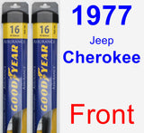 Front Wiper Blade Pack for 1977 Jeep Cherokee - Assurance