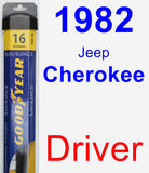 Driver Wiper Blade for 1982 Jeep Cherokee - Assurance