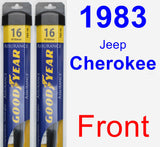 Front Wiper Blade Pack for 1983 Jeep Cherokee - Assurance