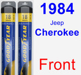 Front Wiper Blade Pack for 1984 Jeep Cherokee - Assurance