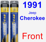 Front Wiper Blade Pack for 1991 Jeep Cherokee - Assurance