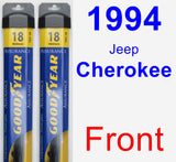 Front Wiper Blade Pack for 1994 Jeep Cherokee - Assurance