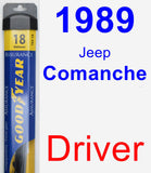 Driver Wiper Blade for 1989 Jeep Comanche - Assurance