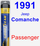 Passenger Wiper Blade for 1991 Jeep Comanche - Assurance