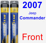 Front Wiper Blade Pack for 2007 Jeep Commander - Assurance