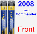 Front Wiper Blade Pack for 2008 Jeep Commander - Assurance