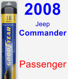 Passenger Wiper Blade for 2008 Jeep Commander - Assurance
