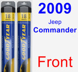 Front Wiper Blade Pack for 2009 Jeep Commander - Assurance