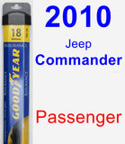 Passenger Wiper Blade for 2010 Jeep Commander - Assurance