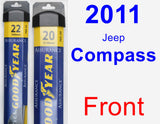 Front Wiper Blade Pack for 2011 Jeep Compass - Assurance