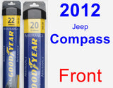 Front Wiper Blade Pack for 2012 Jeep Compass - Assurance