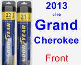 Front Wiper Blade Pack for 2013 Jeep Grand Cherokee - Assurance