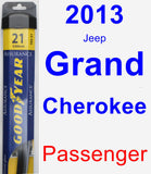 Passenger Wiper Blade for 2013 Jeep Grand Cherokee - Assurance