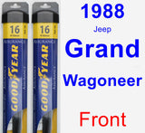 Front Wiper Blade Pack for 1988 Jeep Grand Wagoneer - Assurance