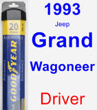 Driver Wiper Blade for 1993 Jeep Grand Wagoneer - Assurance