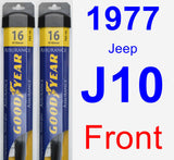 Front Wiper Blade Pack for 1977 Jeep J10 - Assurance